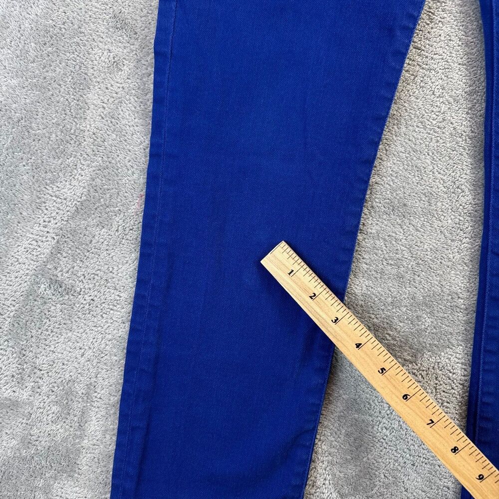 Lauren Ralph Lauren Jeans Womens 6P Blue Zipper Pocket Stretch Denim Ankle Pants - Picture 4 of 14